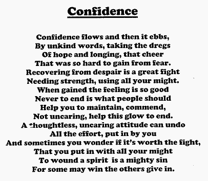 Confidence